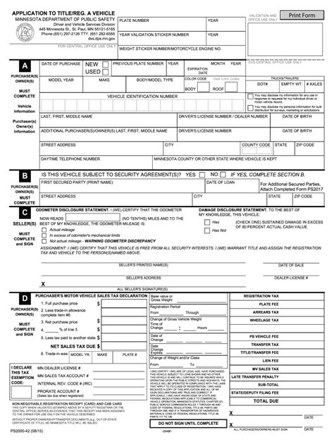Dvs dps mn gov - Motor Vehicle Application for Duplicate Title, Registration, Cab or Lien Card (PS2067A) 75684: 11/30/2017 4:08:07 PM: THIS APPLICATION IS FOR A DUPLICATE (Please check one): Check the box that indicates why PS2067A-18 (11/17) MINNESOTA DEPARTMENT OF PUBLIC SAFETY DRIVER AND VEHICLE SERVICES 445 : 169292